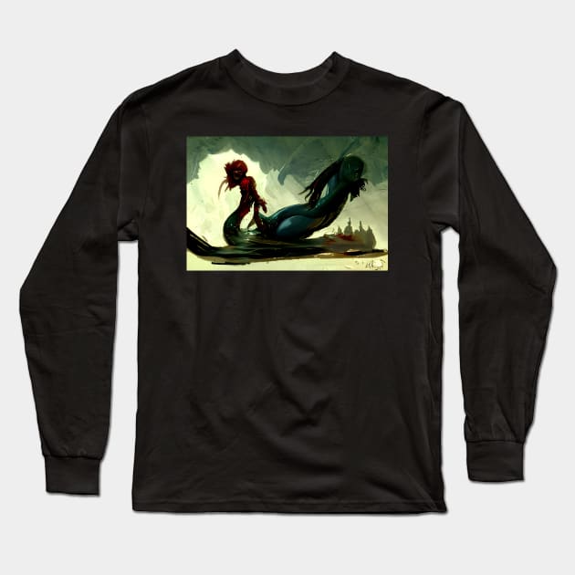 The little mermaid Long Sleeve T-Shirt by Annka47